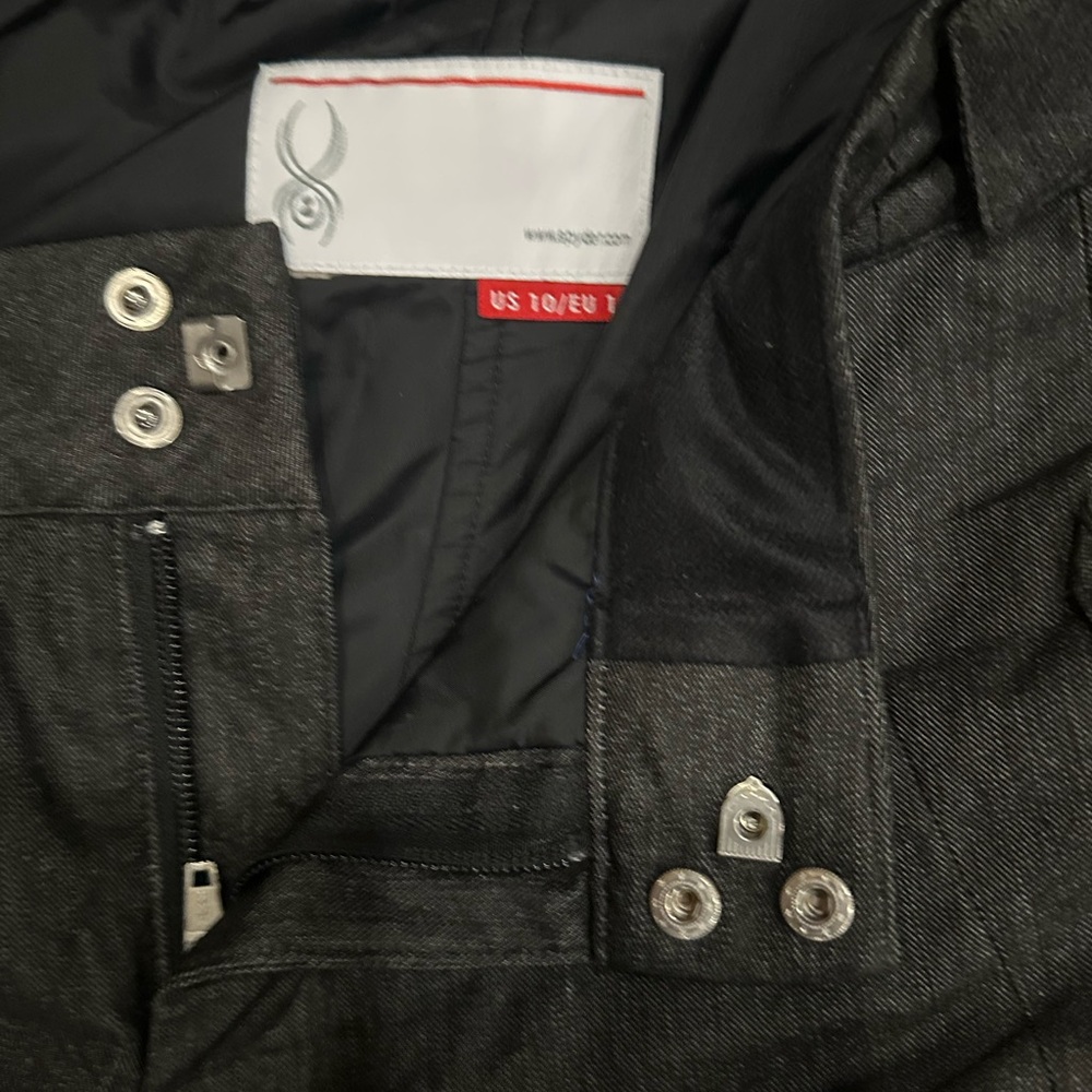 Spyder Black Jacket with Red Accents